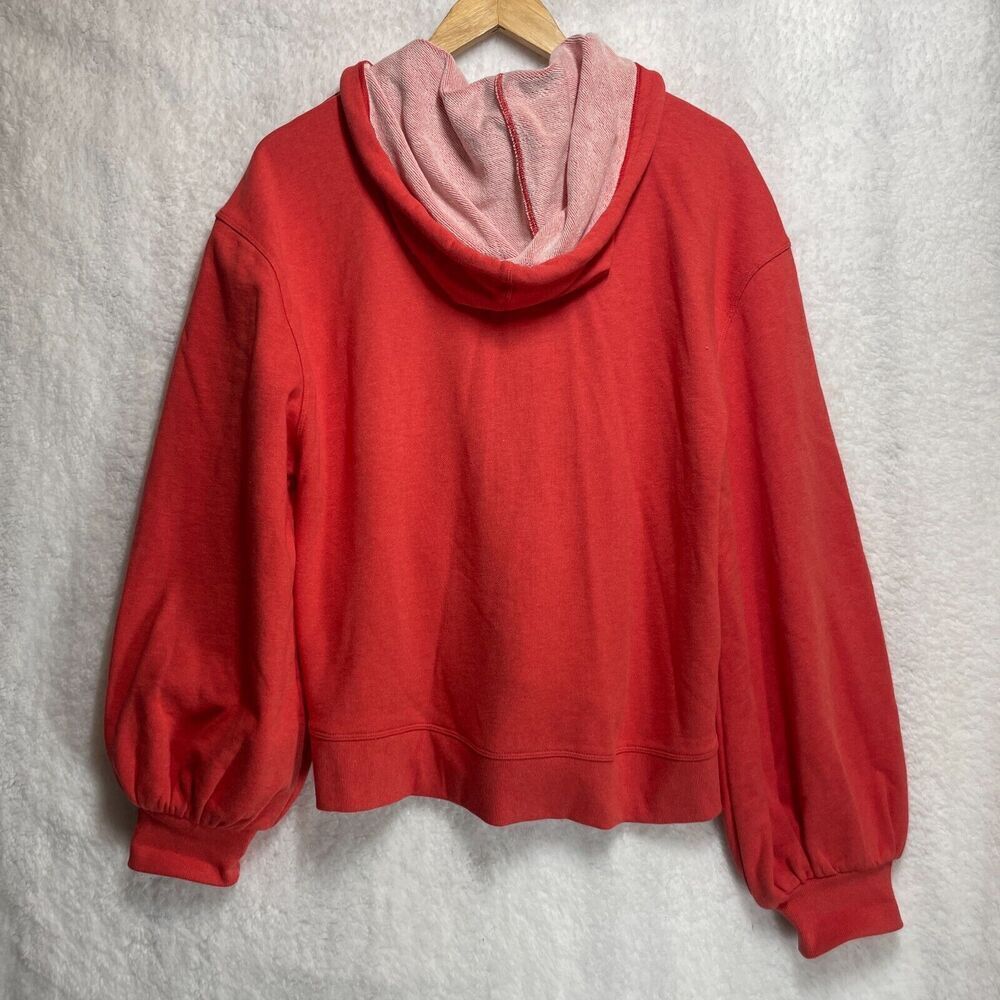 Cabi Festival Hoodie Style 5657 Women’s Large Pink Zip Front Tassel Drawstring - Picture 9 of 10